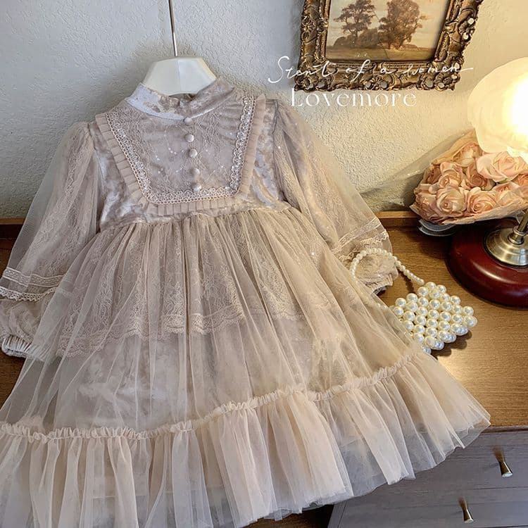 Girls' Princess Summer Dress 2024 New Style Fashionable Kids' Solid Color Strappy Dress Little Girl Trendy Dress