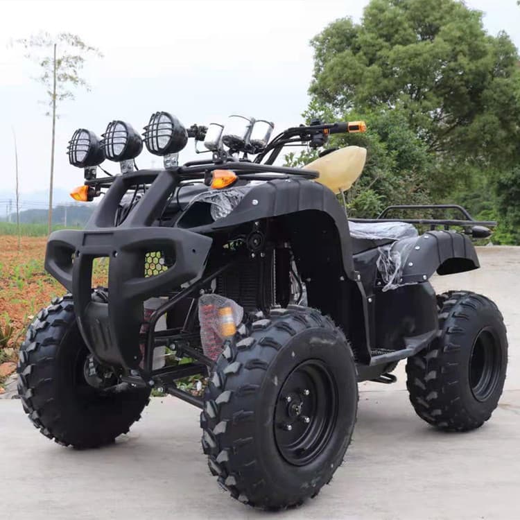 ATV Beach Buggy Big Bull Four-Wheel Off-Road Motorcycle with Dual Universal Shaft Drive All-Terrain Mountain Gasoline Racing Car