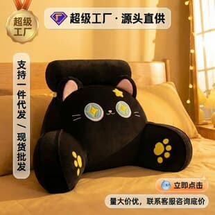 Wholesale Drop Shipping Ice Bean Bed Head Cushion Soft Backrest Pillow Large Back Support Pillow for Women Sleeping Latex