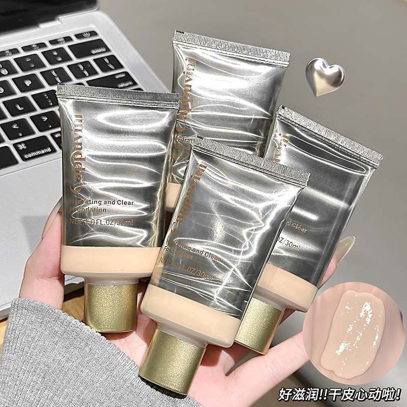 CAPPUVINI moisturizing and clear liquid foundation, moisturizing, delicate and melting, naturally covering acne marks, cross-border makeup and cosmetics