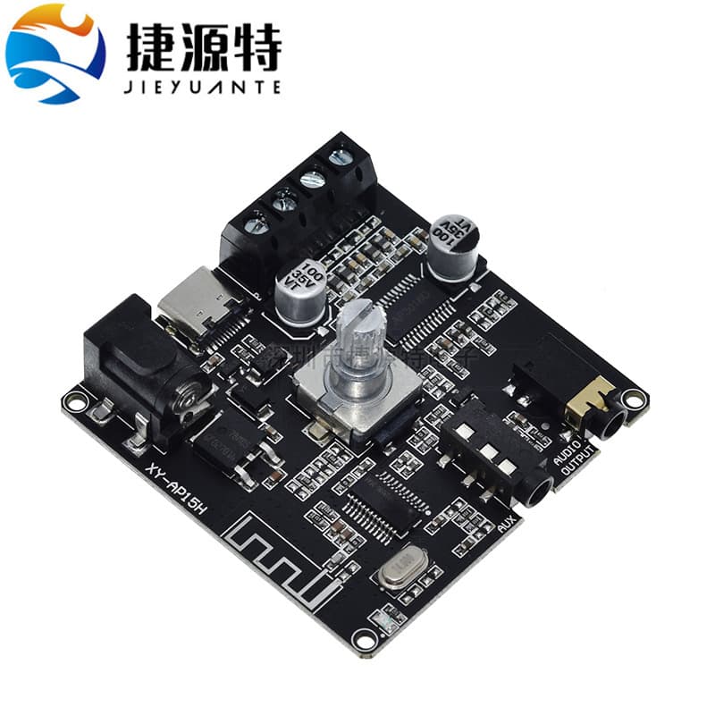 Bluetooth Speaker Mini Amplifier Board Circuit DIY Dual Channel Digital 12V with Bluetooth Audio Decoder 20W