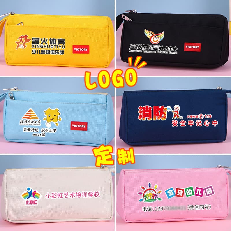 Cute Large-Capacity Pencil Case High-Appearance Cartoon Stationery Bag for Students Elementary School Pencil Box