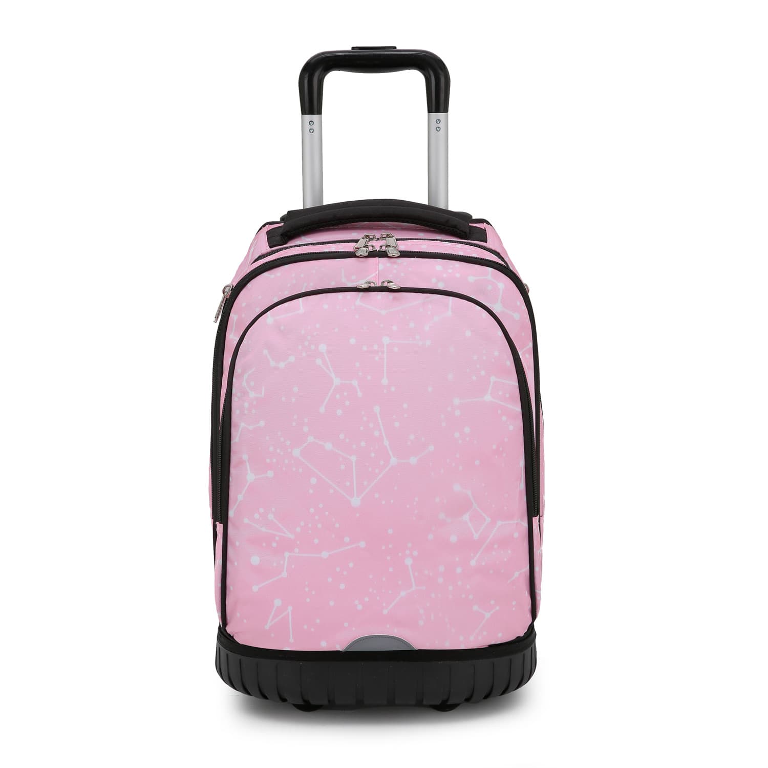 New Trolley Backpack for Middle and High School Students, College Students, Men and Women, Adult Waterproof Load-Reducing Large Capacity Luggage Bag
