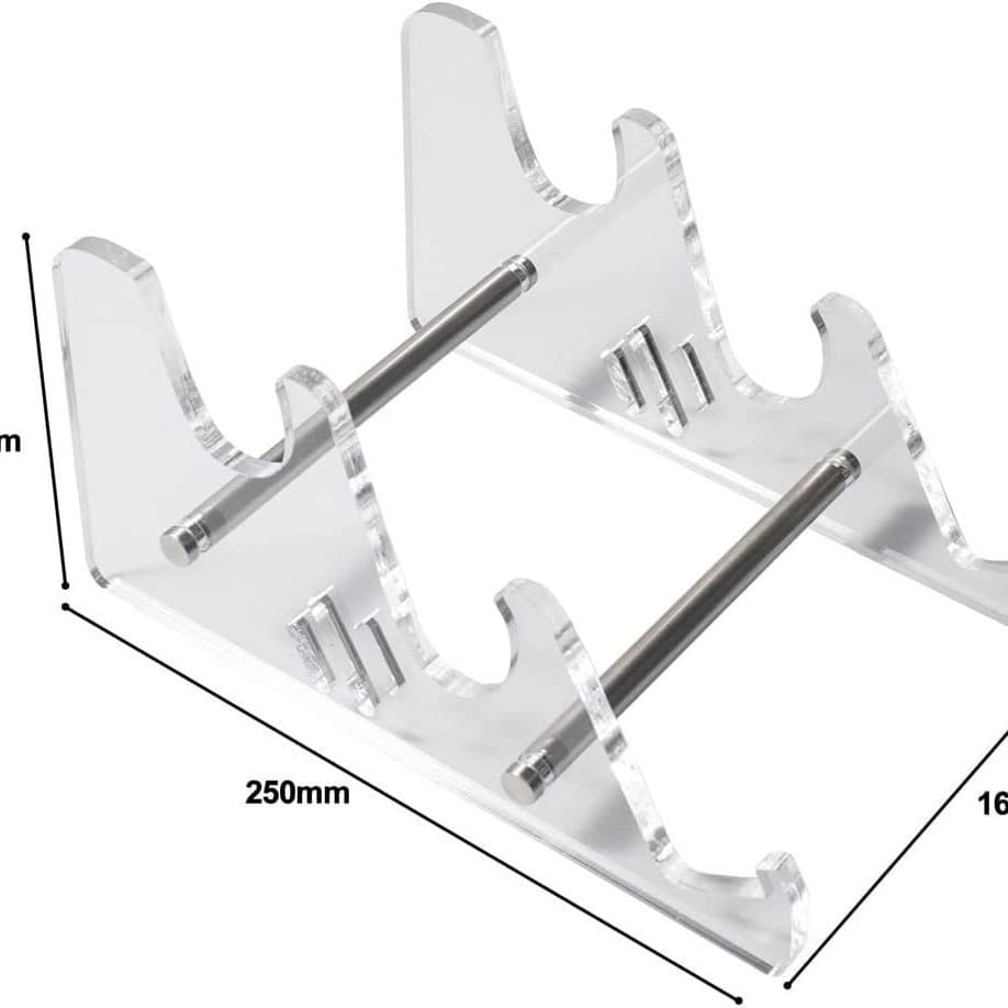 Detachable Transparent Acrylic Keyboard Stand Transparent Desktop Tray Riser Tilt Computer Keyboard Support