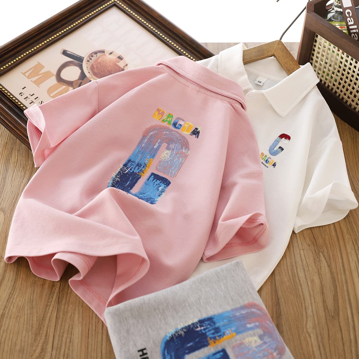 Children's Boys T-Shirt Summer Short Sleeve 2026 New Polo Shirt Pique Mid-Large Kids Summer Top Trendy T Wholesale