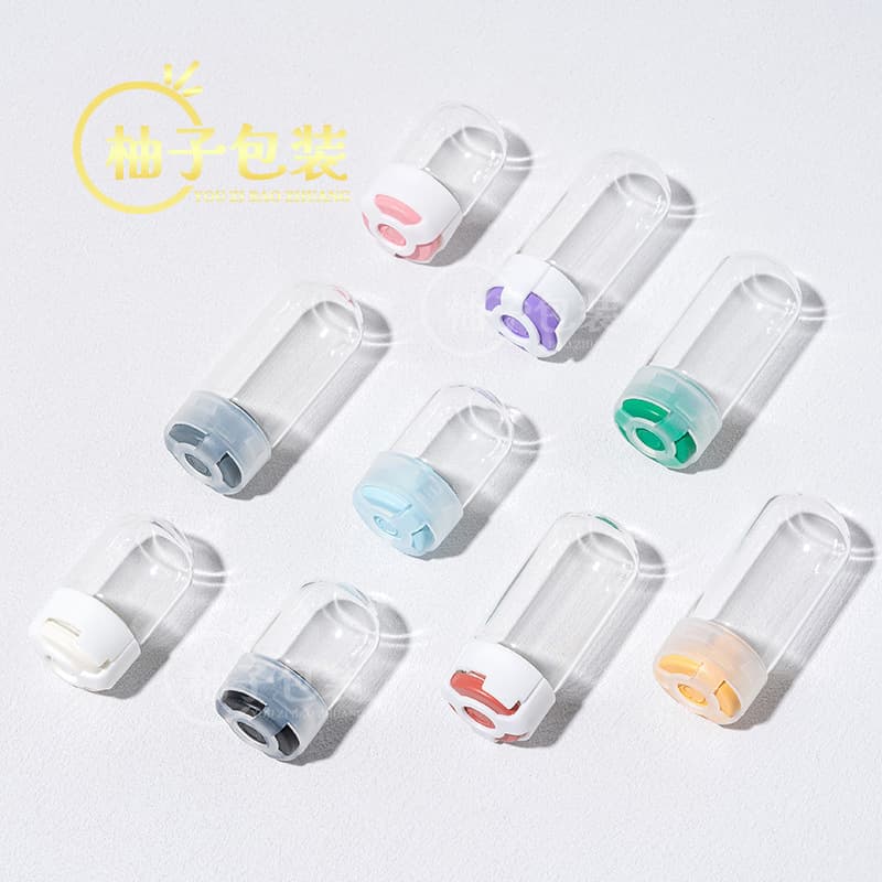 In-stock Round-bottom Vial 5ml 10ml Medical Aesthetic Eye Cream Bottle Round-bottom Bulb Bottle Transparent Ampoule Snap-cap Bottle