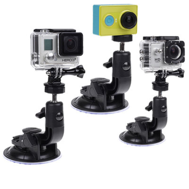 GoPro 12/11/10 Action Camera Accessories GoPro Hero 8/7/5/6/4 Xiaoyi Car Suction Cup Mount