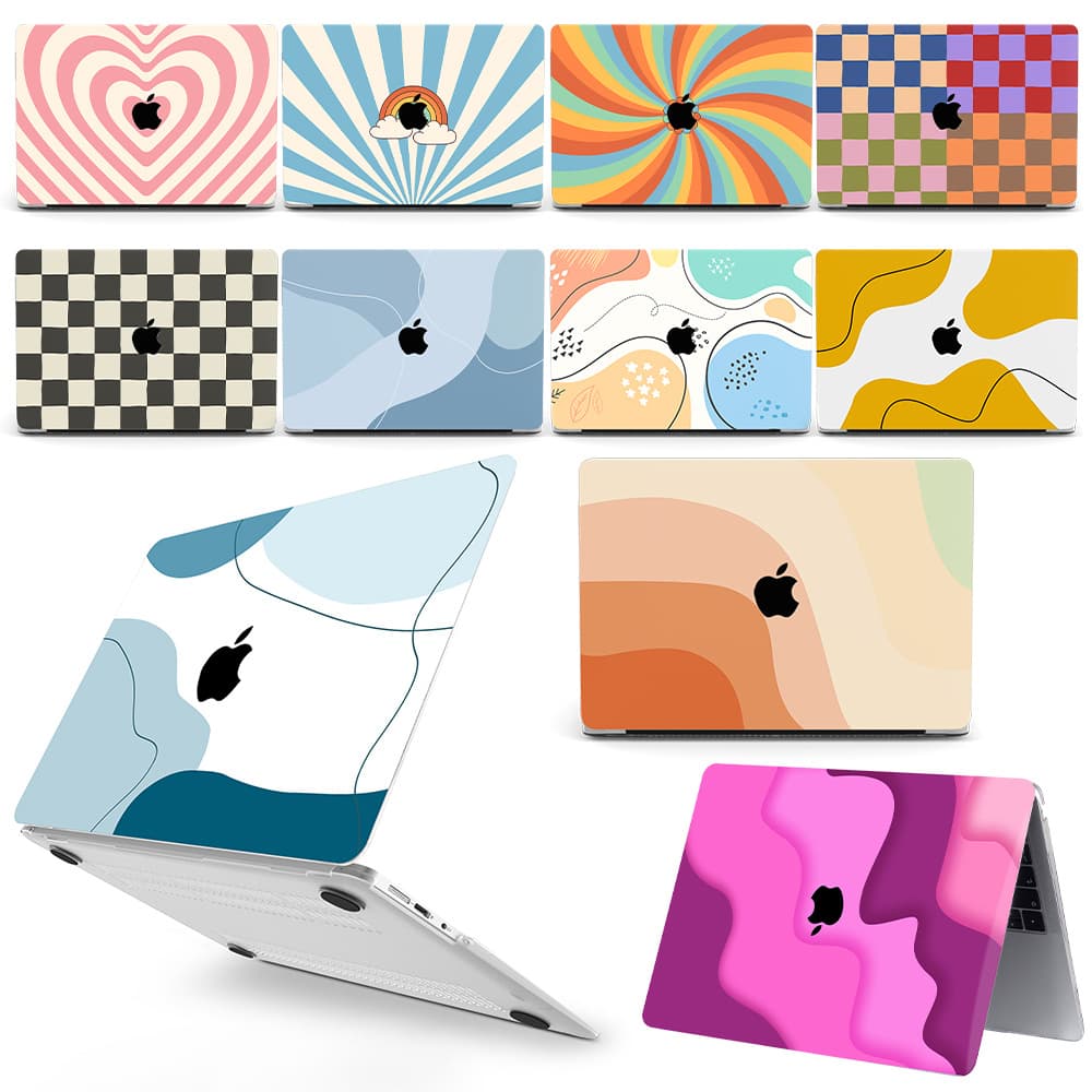Suitable for Apple notebook protective cover, painted case, macbook air13pro16 inch protective case