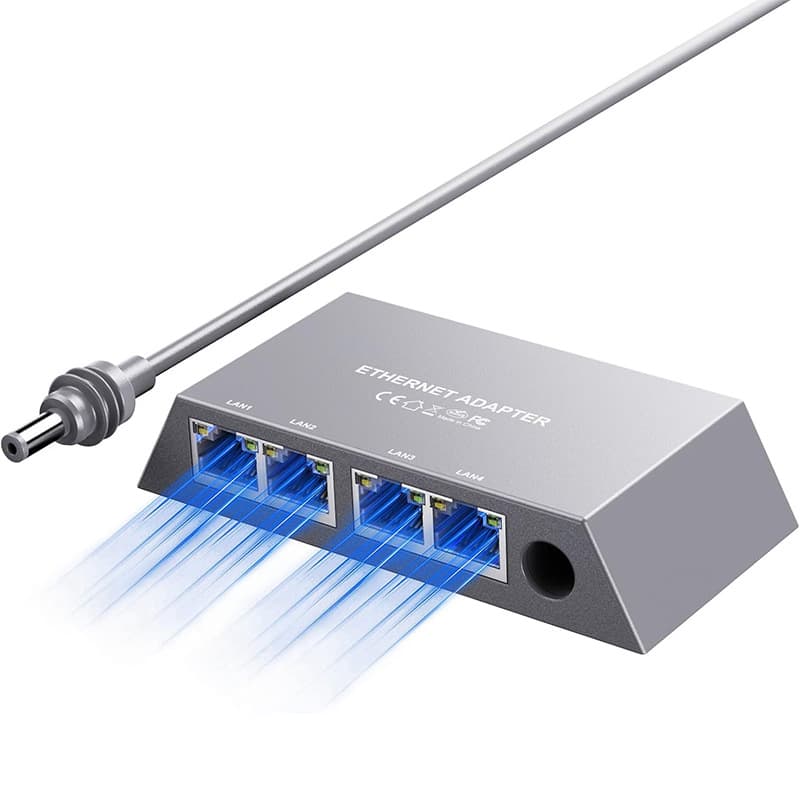 Cross-border 3G/4G Ethernet Gigabit Quad-Port Adapter RJ45 Ethernet Adapter Network Accessories