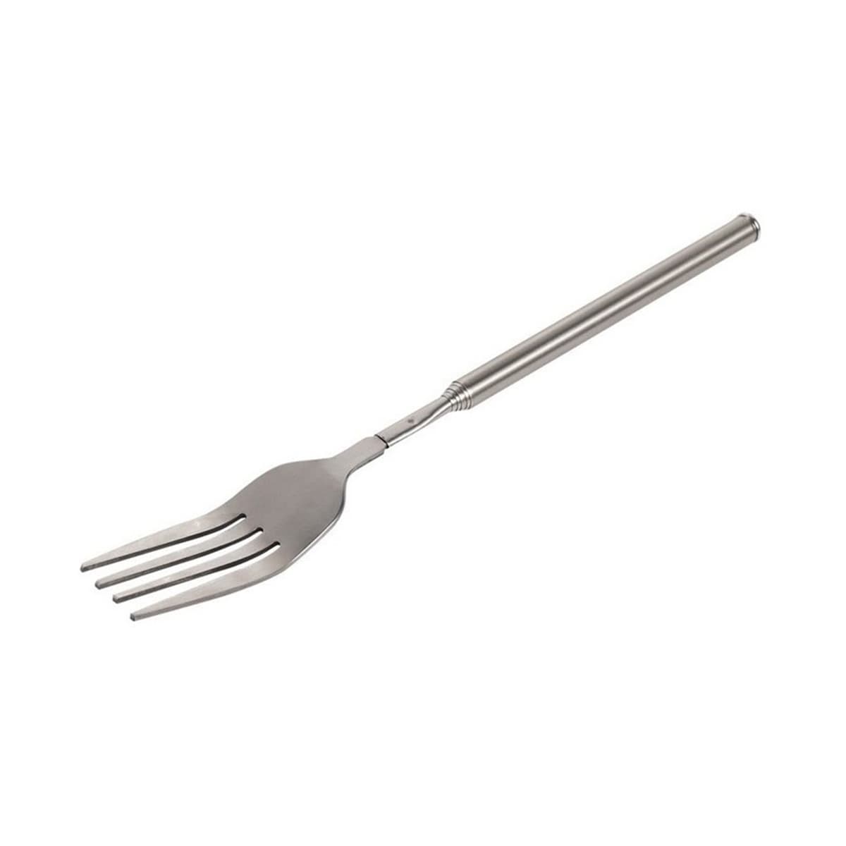 Creative Retractable Cutlery Stainless Steel BBQ Fork Retractable BBQ Fork Portable Retractable Fork Spoon Knife