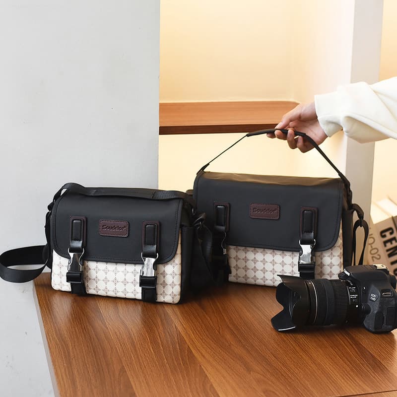 Waterproof Camera Bag for Fuji Canon Sony Nikon Mirrorless Camera, Men's and Women's Shoulder Crossbody Bag, New Cross-border Photography Bag