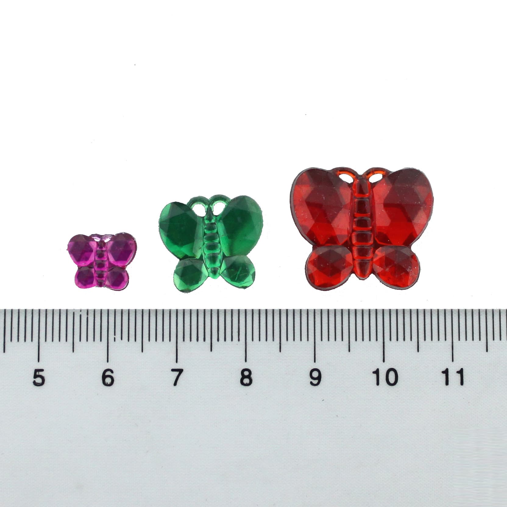 Children's Hair Ornament Embellishment Magic Wand Toy Headband Parts Domestic Acrylic Diamond Material Butterfly Diamond Hair Clip Supplies