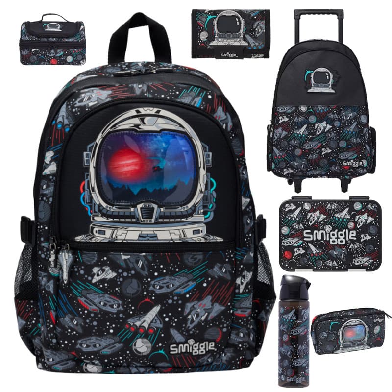 Australian Smiggle Marvel Schoolbag Superhero Boy Backpack Iron Man Spider-Man Student Grades 1-6 Double