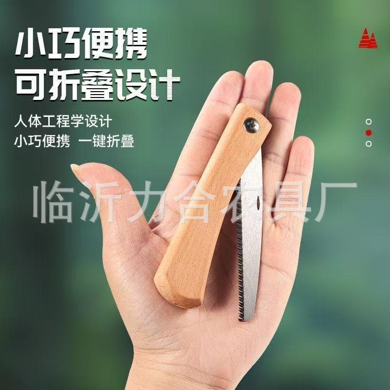 Mini Fine-Tooth Folding Hand Saw for Quick Wood Cutting, Fruit Tree Pruning, Home Woodworking, Outdoor Garden Saw