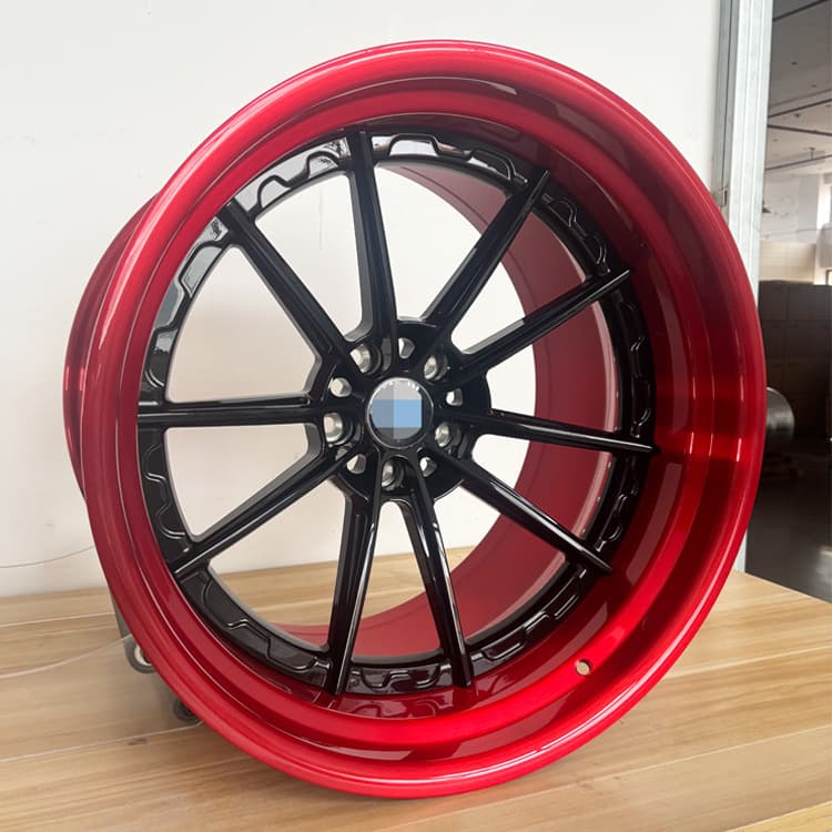 Two-Piece Forged Wheel Rim Brushed Red 21x13 Wheel Fit for BMW Wheels BMW 21 wheels x5m