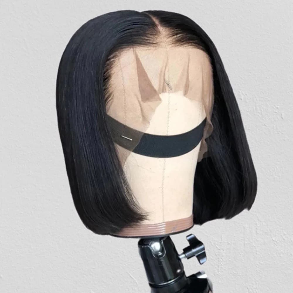 10 Grade 13x4 Frontal Indian Hair Straight Bob Original Human Hair