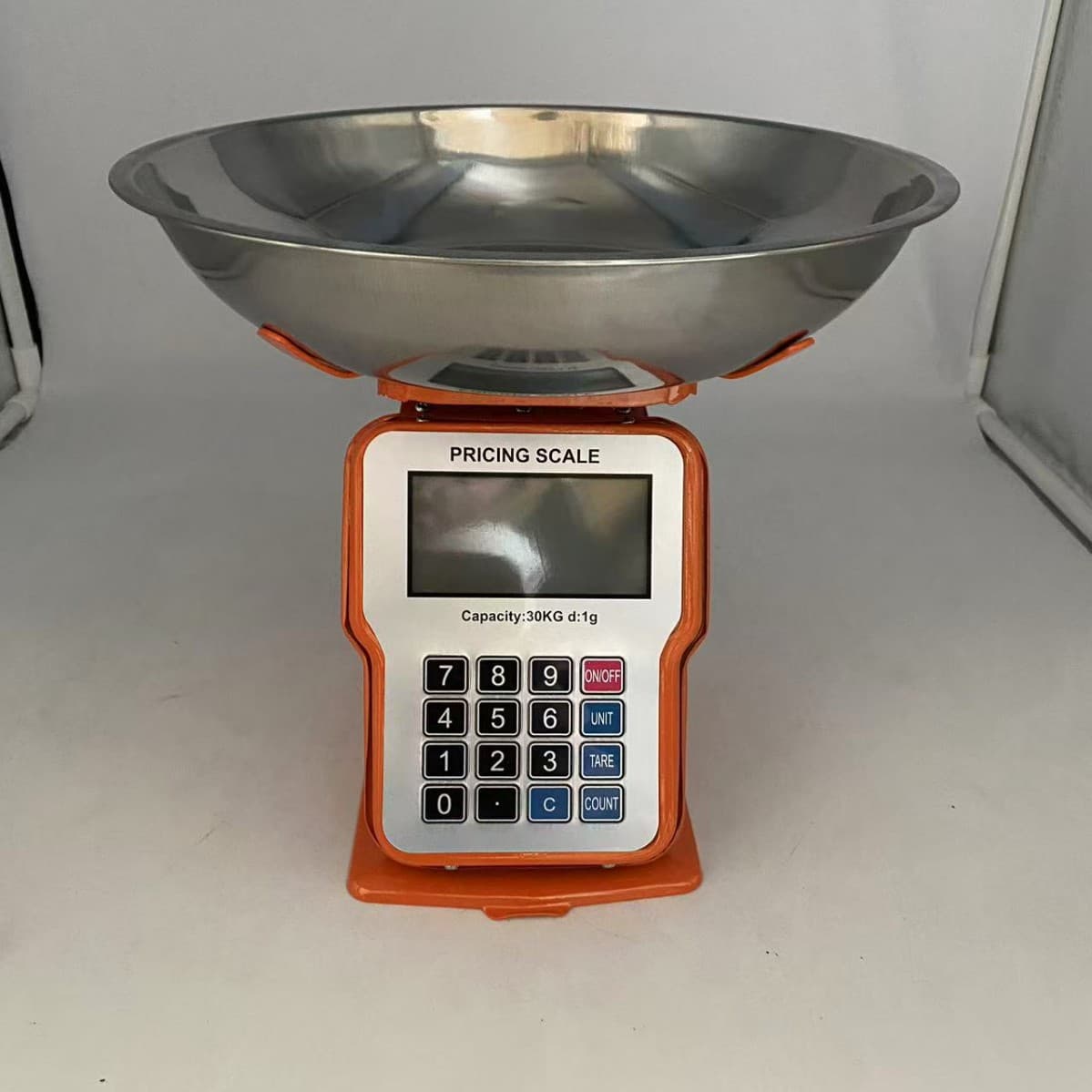 Commercial Kitchen Electronic Scale 30kg with Pricing Function Tray Precision Pricing Scale Electronic Pricing Dial Scale