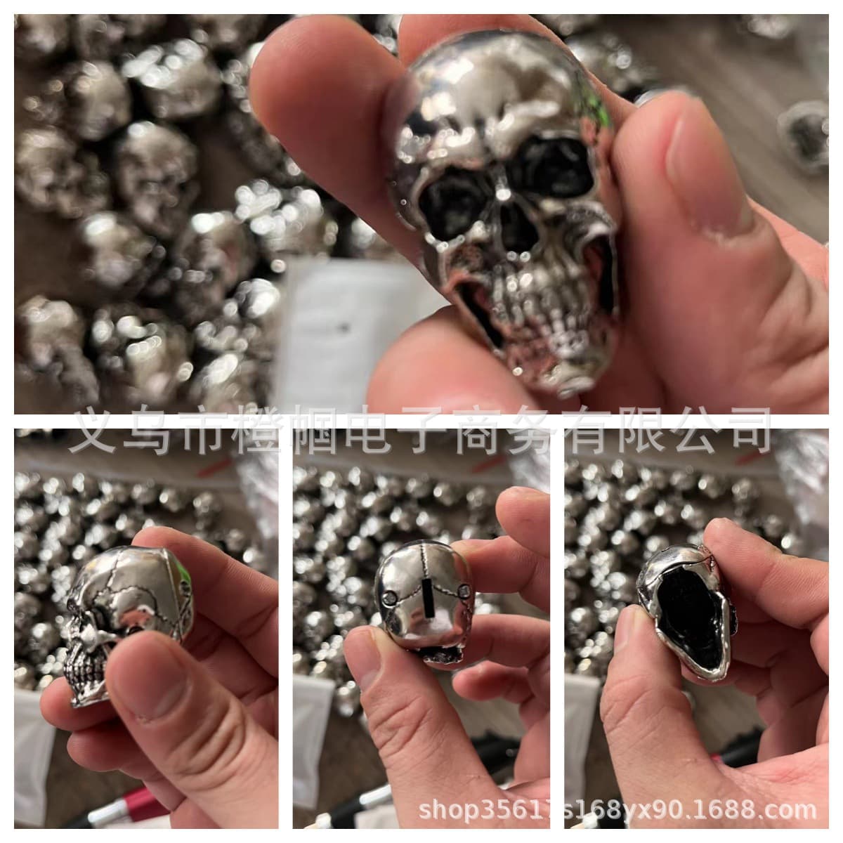 [Large stock] Demon Skull Key - Independent site bestseller creative skull keychain