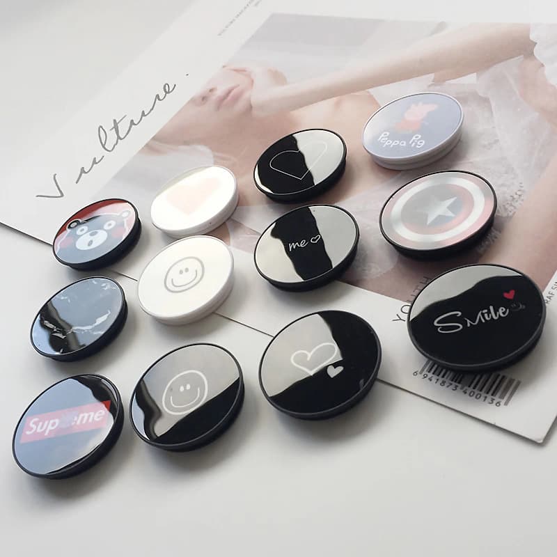 Acrylic Transparent Phone Star Merchandise Air Cushion Stand Material, Lazy Retractable DIY