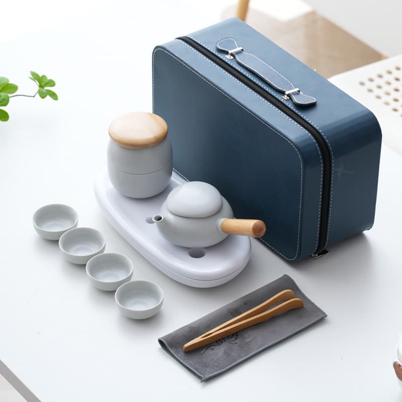Portable Travel Tea Set Same as Atour Hotel, Hotel Tea Set, Corporate Gift with Logo