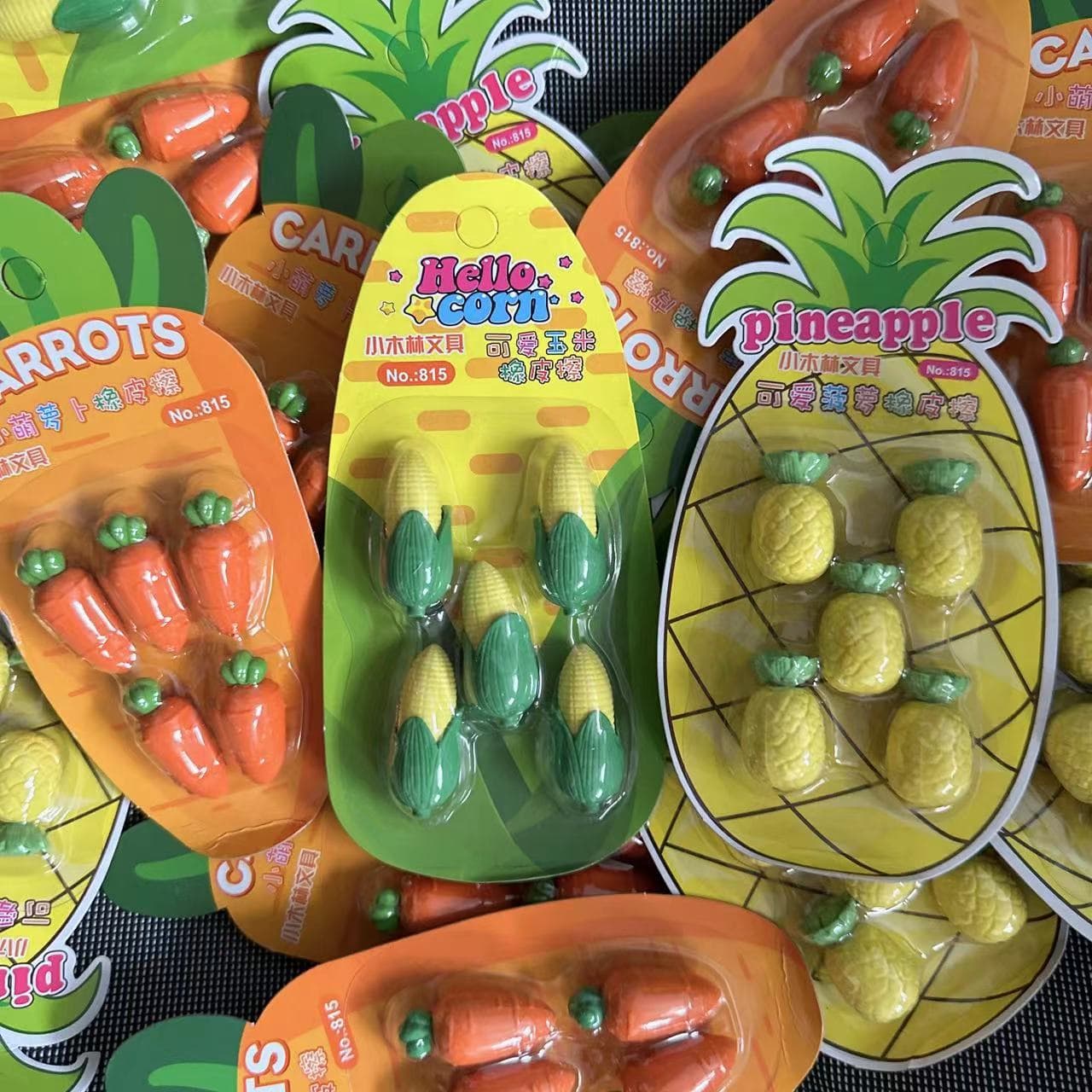Creative Fruit Eraser Children's Learning Stationery Cute Eraser for Elementary Students