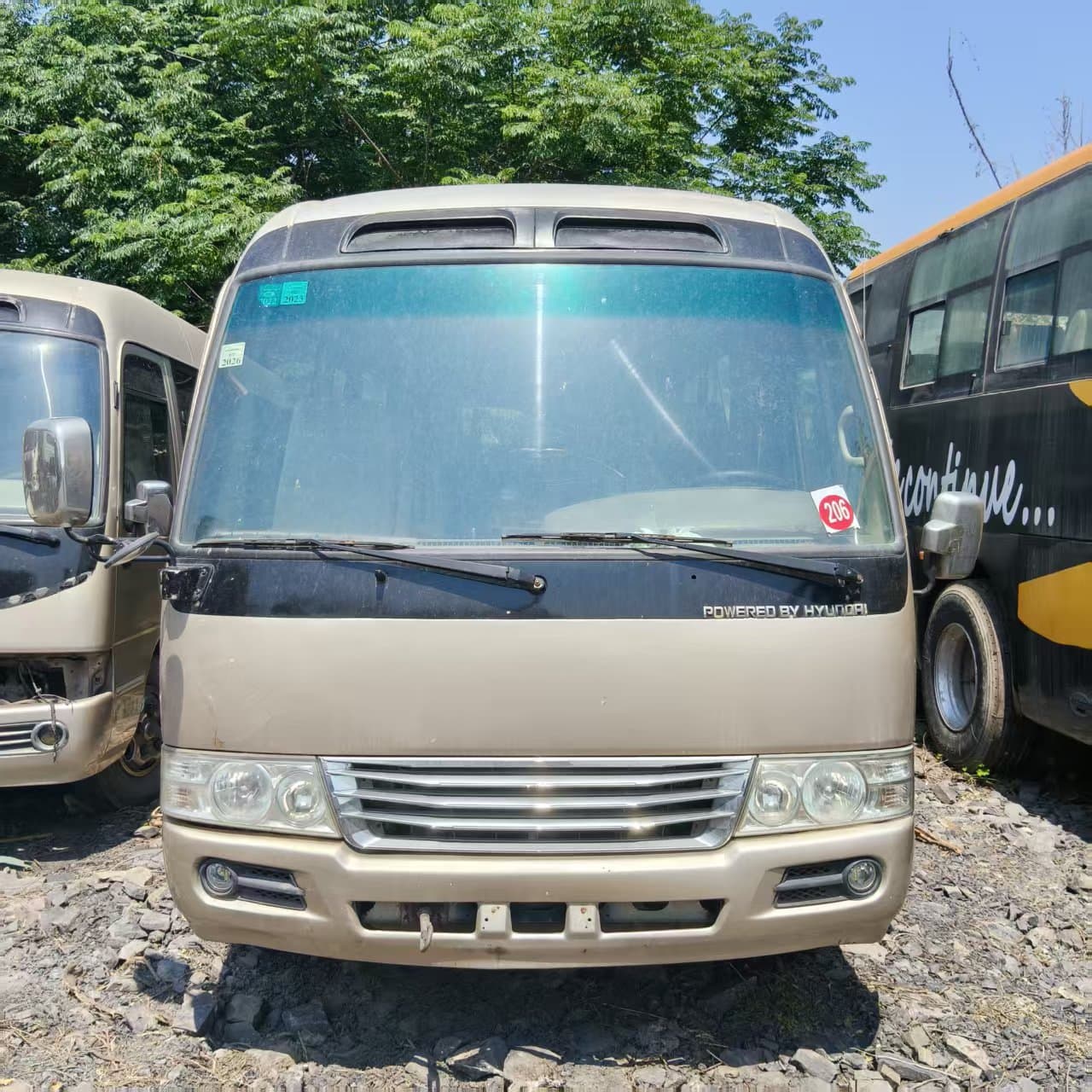 Cross-border Premium Used Toyota HiAce Coaster Business Reception Bus 19-Seat 23-Seat Passenger Bus