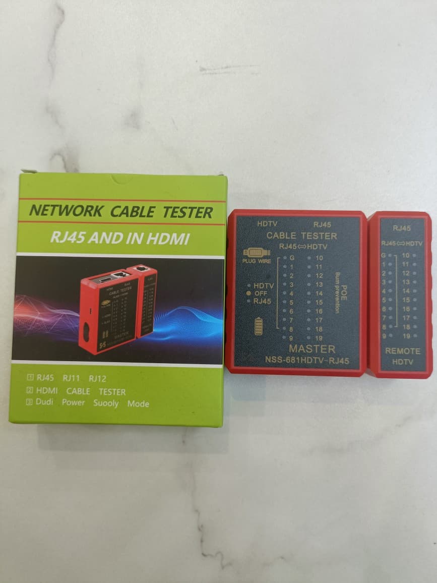 681 HDMI High-Definition Cable and Network Cable Tester 468 RJ45 Network Tester POE Anti-X20