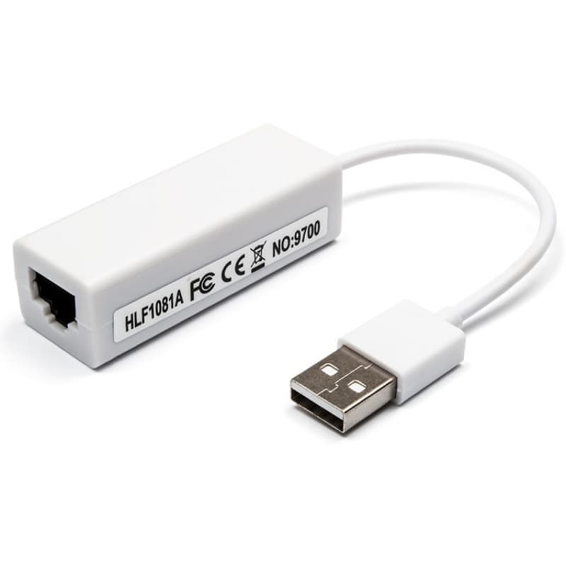 USB wired network adapter, external network adapter for computers and laptops, USB to RJ45, 9700 chip.