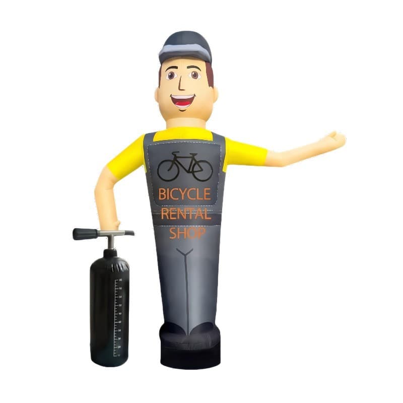 Custom Grand Opening Advertising Inflatable Waving Hand Card Inflatable Tube Man Dancing Star Welcome Figure Swinging Dancer Air Dancer Eye-Catching