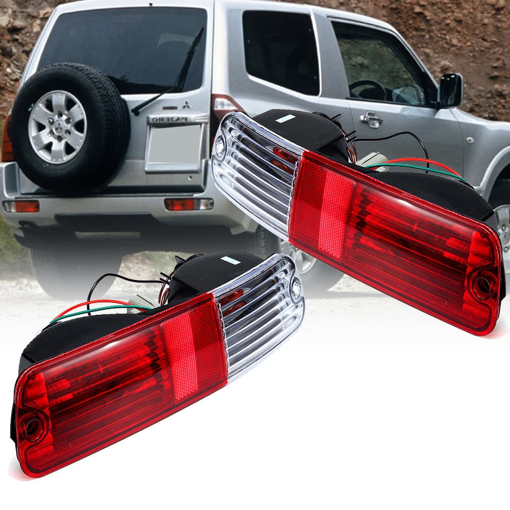 Mitsubishi Pajero V73V77 Rear Bumper Light, Rear Turn Signal Light, Rear Fog Light, Rear Bumper Light Cover