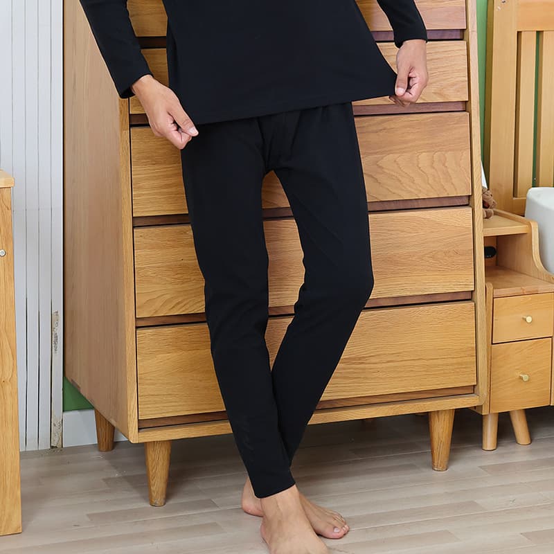 Men's Winter Plus Size Thermal Long Johns 300lbs Fat Man Stretch Loose Long Sleeve Underwear Top and Bottom Set
