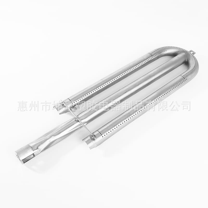 Sample factory customization of stainless steel grills, U-type stove heads, manufacturer gas straight tube barbecue stove heads, fire bars, and flame tubes.