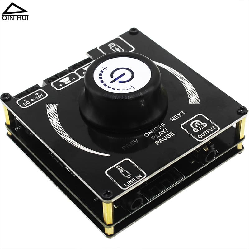 2*30W Multifunctional Bluetooth 5.1 Digital Amplifier Board Module 2.0 Dual-Channel Audio Amplifier Module