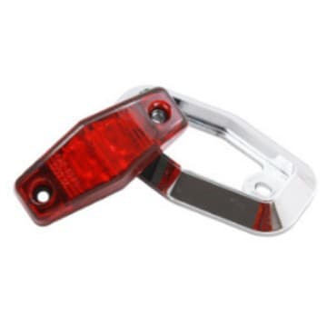 2LED Piranha Diamond Side Light for Truck Trailer Side Marker Signal Light Chrome Frame Car Signal Lamp