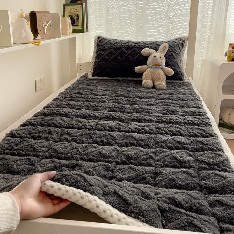 Class A Milk Fleece Thickened Student Dormitory Mattress Tatami Single Double Bed Mattress Floor Bed Bunk Bed Warmth