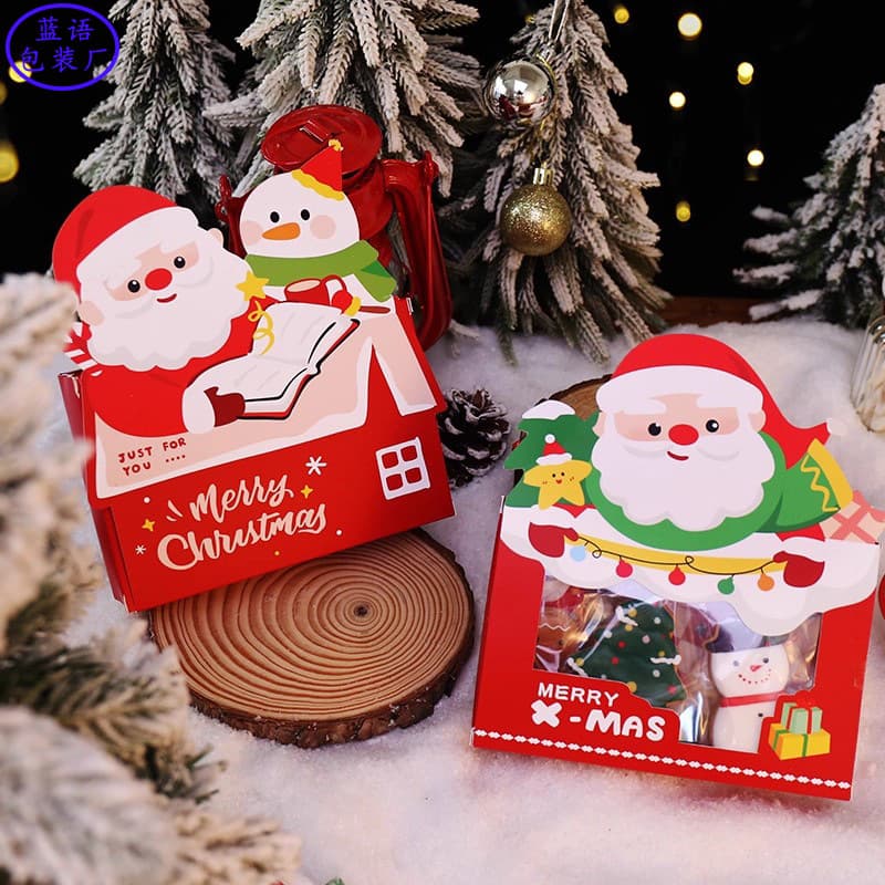 Christmas Eve Apple Gift Box Candy Packaging Box Kindergarten Children's Peace Apple Gift Bag Christmas Gift Bag