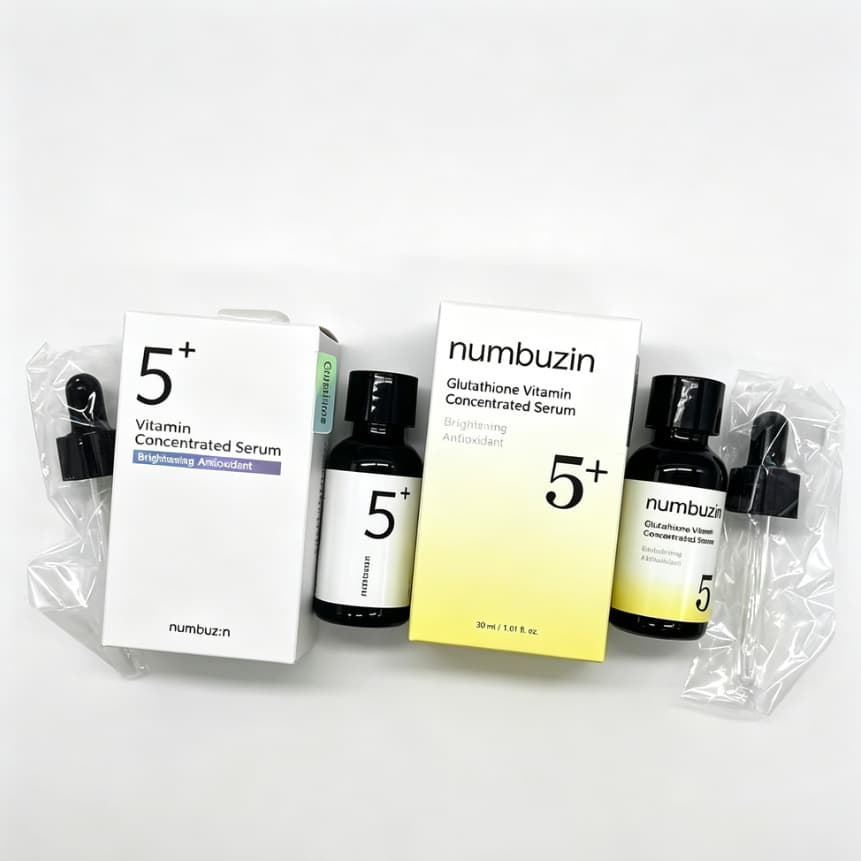 Korean numbuzin No.5 New & Old Version Serum VC Antioxidant Brightening Skin Tone Gentle Repair