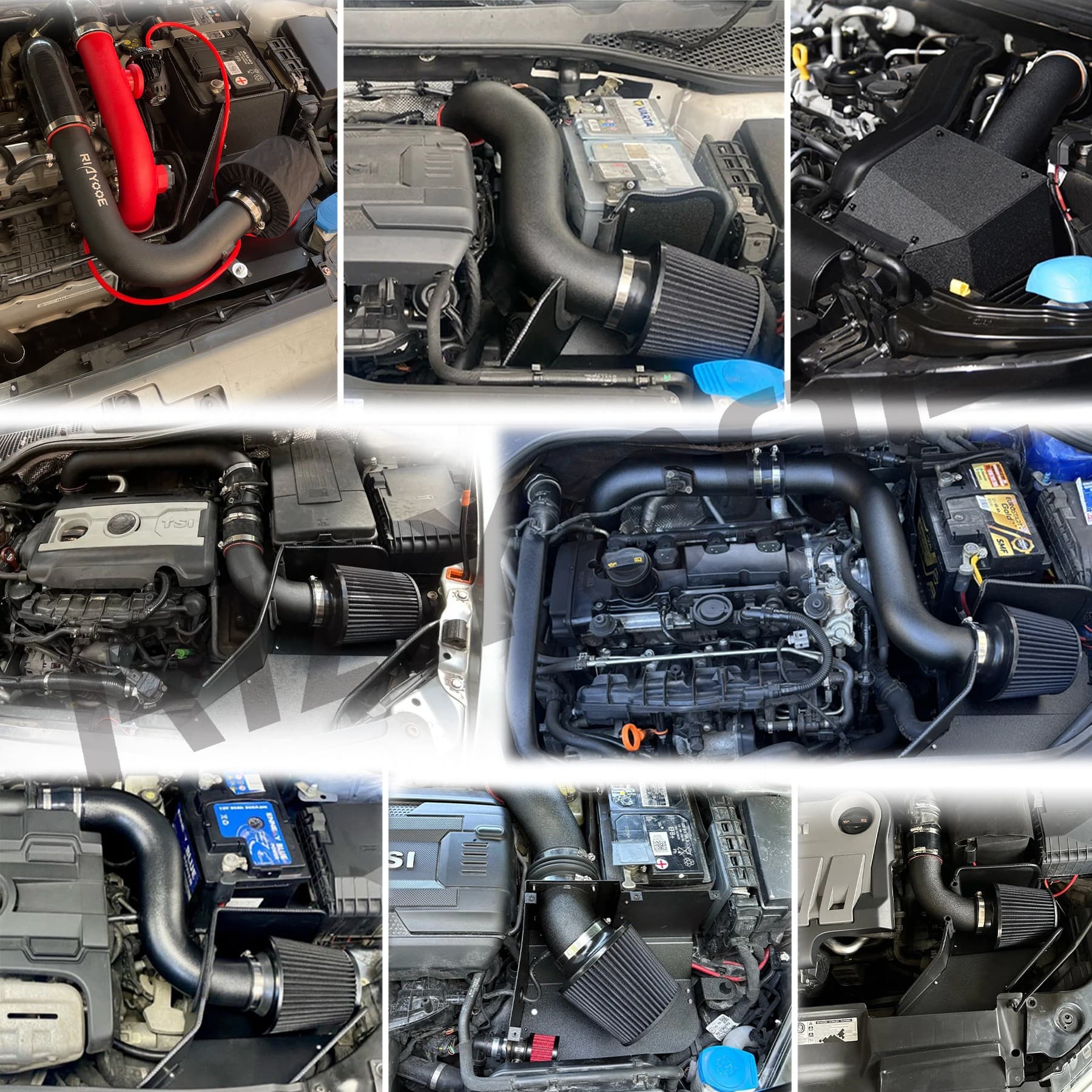 Car Intake Modification Kit for VW Audi Skoda SEAT EA211 EA888 Engine