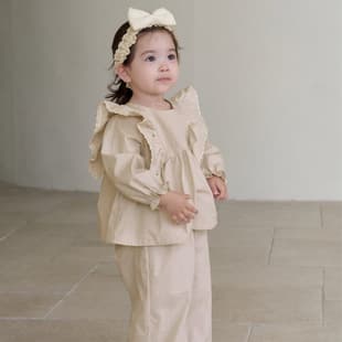 Baby Girl Spring/Autumn Cotton Long-Sleeve Shirt, Little Girl Large Ruffle Lace Doll-Style Top Blouse