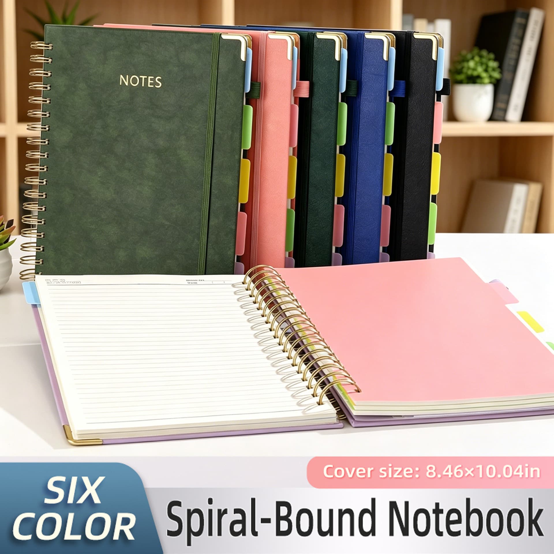 Cross-border A5 side-flip spiral coil notebook custom high-appearance student strap memo diary wholesale with logo printing