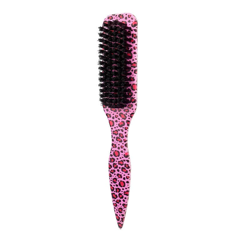 Factory Export Men's Beard Brush, Bristle Hair Brush, Cleaning Brush, Hair Styling Brush for Oily Hair, Care Brush with Long Handle and Pointed Tail Wood Comb