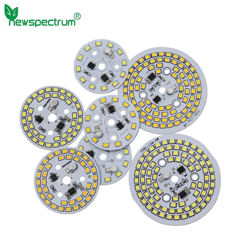 12W various power DOB driver-free COB light source SMD LED bead bulb lamp, downlight, spotlight light source AC220V