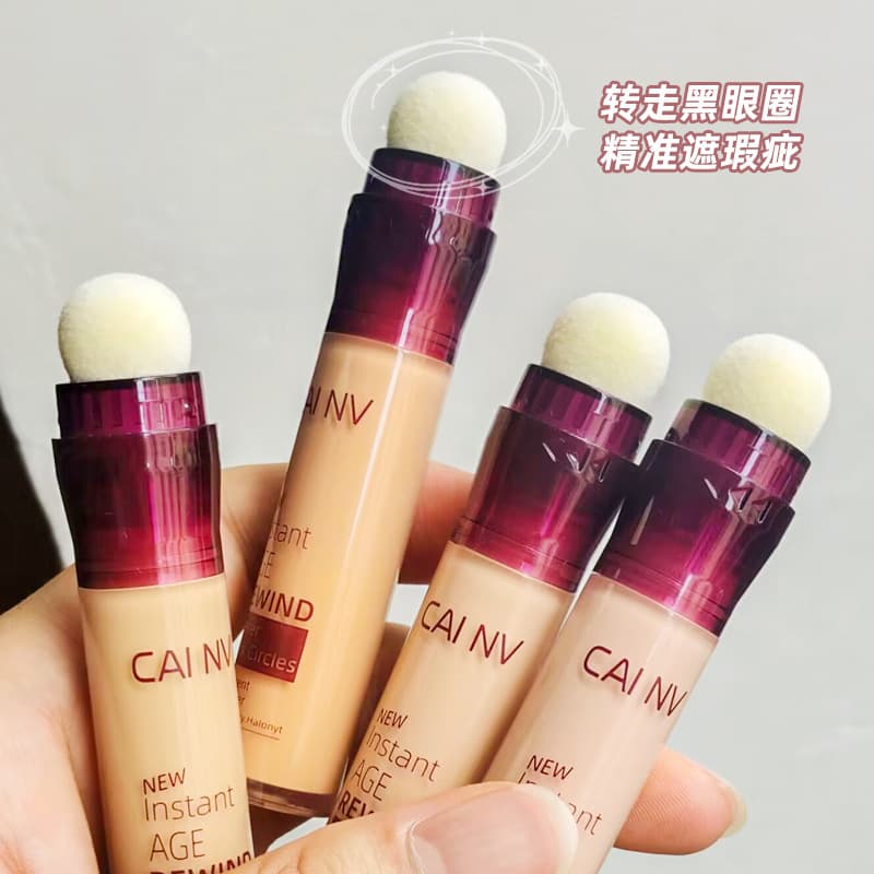 Eraser Concealer Pen for Dark Circles, Eye Bags, Tear Troughs, Liquid Concealer for Dry Skin