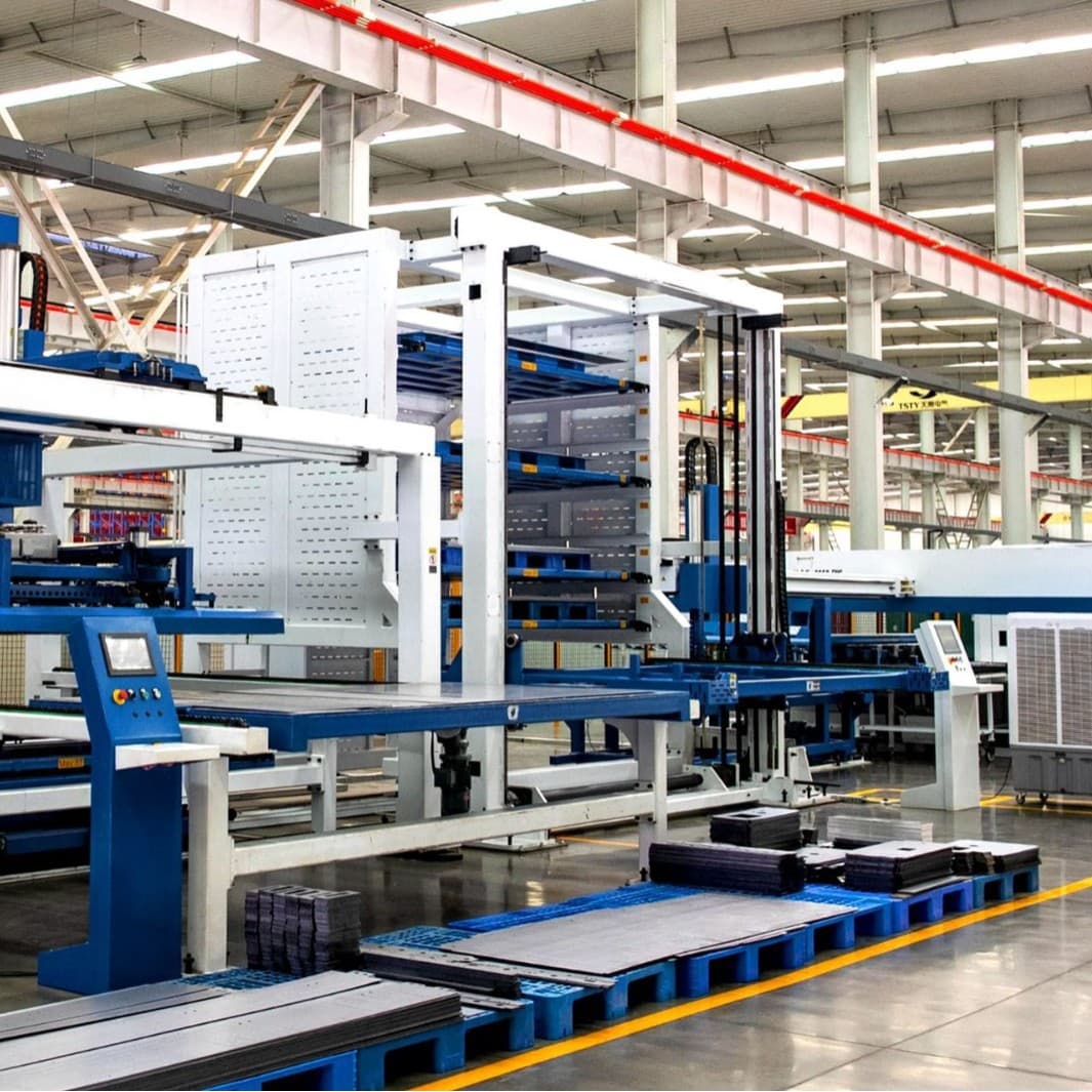 Servis Sheet Metal Production Line Integrated Machine Manufacturer, Automated Production Line, Precision Intelligent Fully Automatic