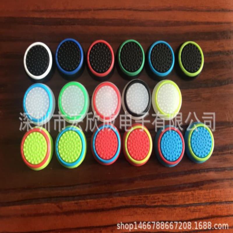 PS4 joystick cap, PS3, PS5, XBOXONE, 360 glow-in-the-dark cap, light-up mushroom head, two-tone silicone cap