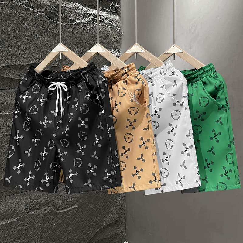 Men's 5-Inch Shorts Cross-Border Foreign Trade Summer Beach Shorts Men's Casual Running Sports Shorts Men 5-Inch Straight-Leg Trendy