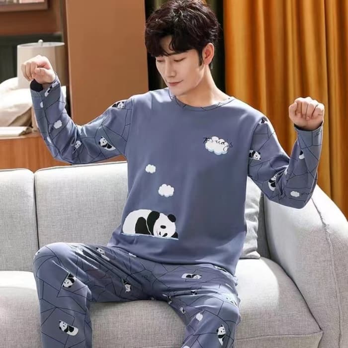 Spring/Autumn New Style Men's Pullover Long Sleeve Loose Korean Casual Sport Loungewear Set