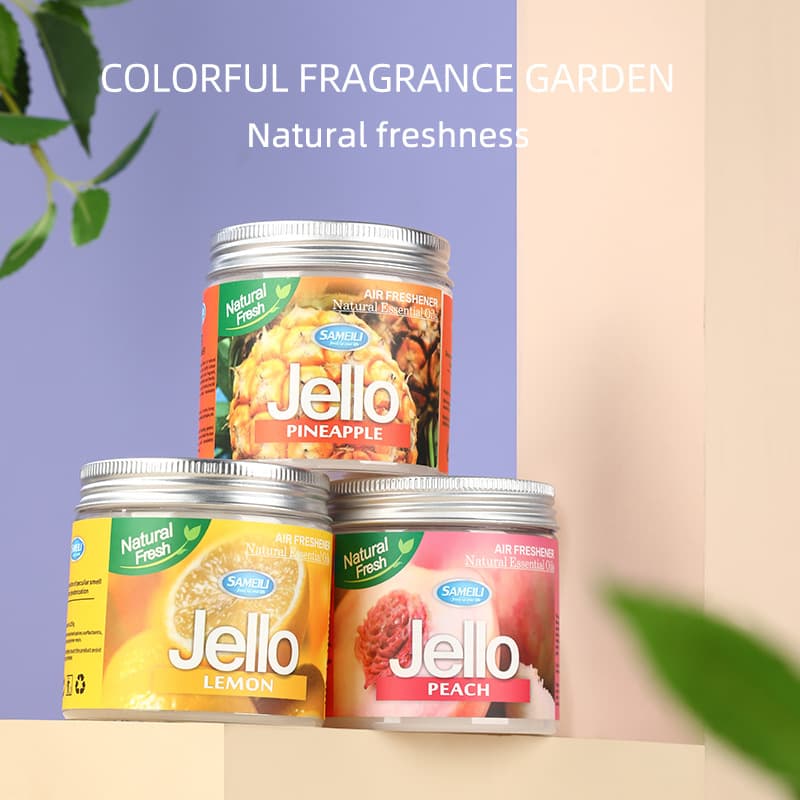 Best-selling Export English Version JELLO Car Aromatherapy Solid Perfume Air Freshener Long-lasting Fragrance