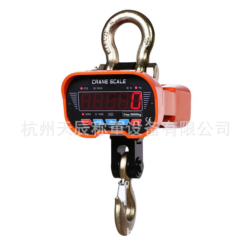 OCS Tianchen Direct-Reading 15 Ton Hook Scale Manufacturer Supply 15 Ton Electronic Hook Scale 15T Wireless Hook Scale