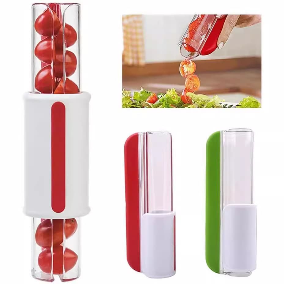 Cross-Border Kitchen Tomato Grape Slicer Restaurant Tomato Vegetable Salad Fruit Divider Cherry Slicer